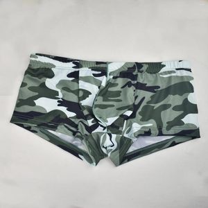 Onderbroeken Verkopen Mode Heren Sexy Broek Homme Ondergoed Comfortabele Zachte Camouflage Hoogwaardige Mannelijke Homo Boxershorts