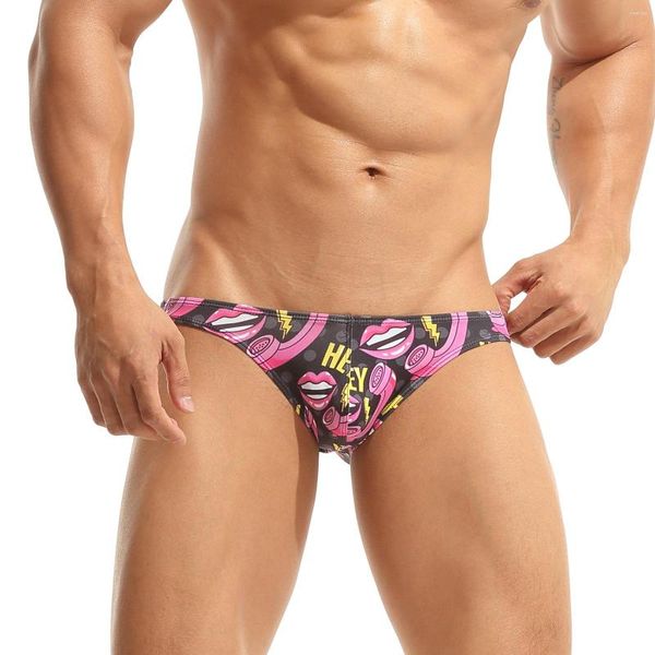 Calzoncillos SEOBEAN HOMBRE HEY PINK LIPS BIKINI CALZONES ROPA INTERIOR