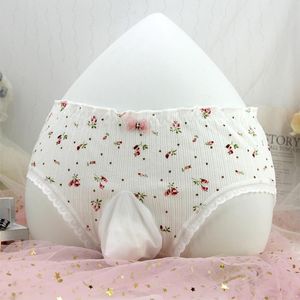 Slip Sex Love Hommes Sous-Vêtements Sissy Pouch Culotte Sexy Briefs Gay G-String Strings Japonais Imprimer Culotte Cock PouchUnderpants