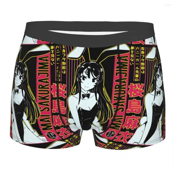 Calzoncillos sexy shorts bragas mai sakurajima seishun buta yarou niña senpai minai ropa interior para homme