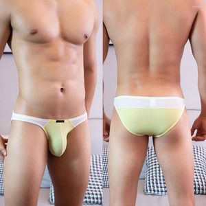 Onderbroek sexy briefs heren spt ondergoed ondergoed lage rise underpant ademende slipjes penis pouch knickers man's comfortabele lingerie