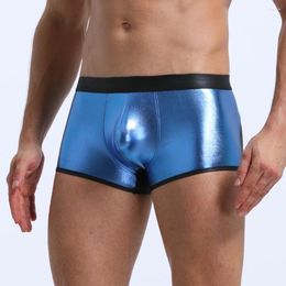 Sous-pants Sexy érotique Réflexion Men de sous-vêtements pour hommes Coton Boxers Man Breathable Panties Solid Shorts Brand de haute qualité 1902-dpj