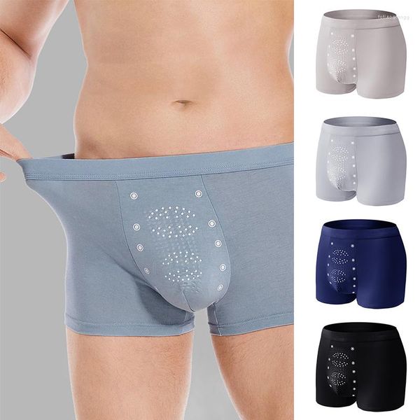 Caleçon Sexy hommes culottes sous-vêtements caleçons caleçon amincissant sans couture confortable respirant taille haute solide