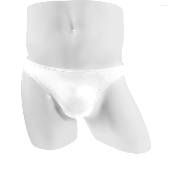 Slips Sexy Hommes Slips Jock Strap U Convexe Grand Sac String Unique Pour Hommes Sans Soudure Élasticité Sous-Vêtements Hip Lift Trunks Maillots De Bain Solides