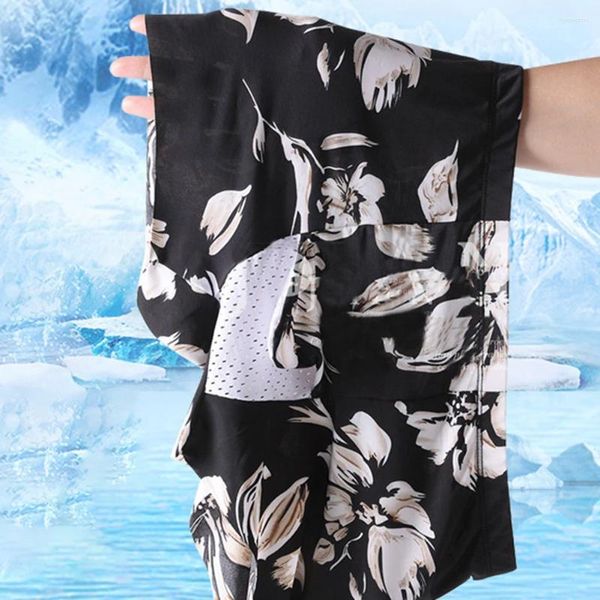 Sous-vêtements sexy hommes glace soie boxer sissy éléphant nez hommes slips imprimés sous-vêtements minces respirant shorts gay homme lingerie