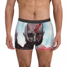 Onderbroeken Sexy herenboxershorts Kratos Sparta 12 Onderkleding Winter Wearable Nieuwigheid Humor