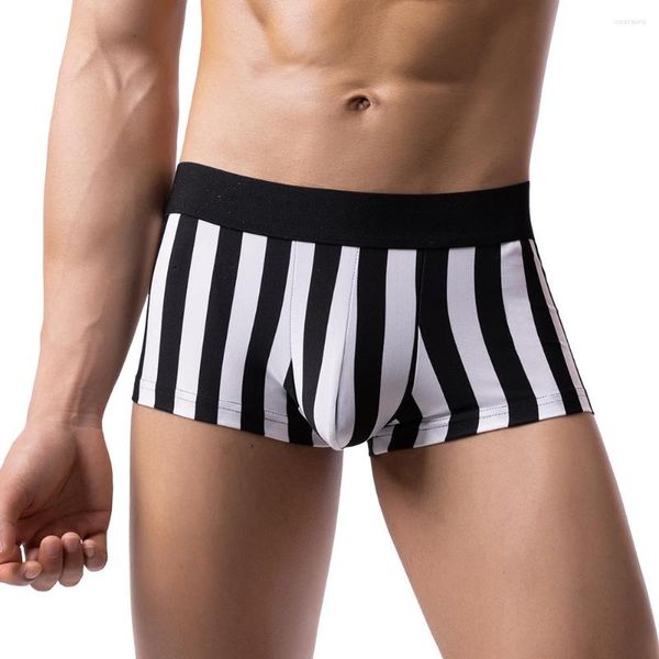 Calzoncillos bóxer sexis sin costuras para hombre