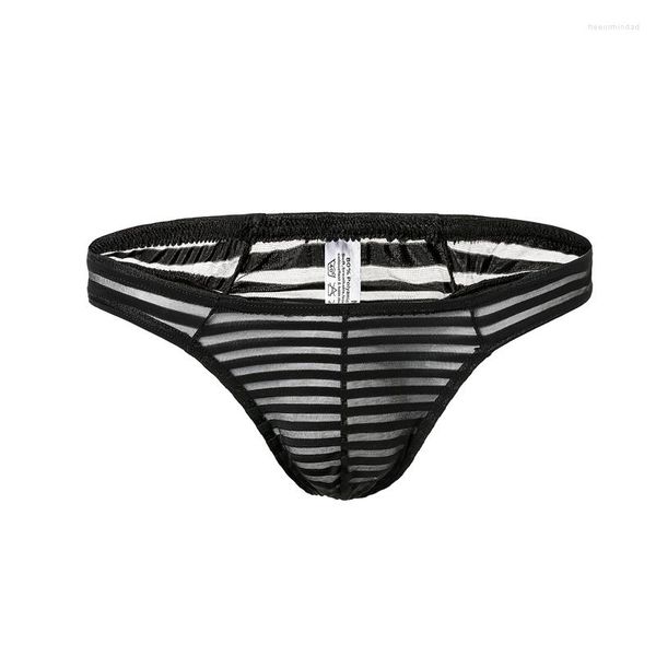 Sous-vêtements sexy pour hommes, sous-vêtements masculins, string Jockstrap, Transparent, respirant, Tanga Hombre Sissy, culotte Gay