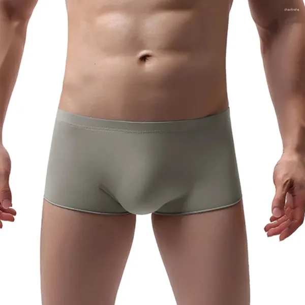 Sous-caisse Sexy Men Underwear Men's Fashion Splicing Soft Briefs Soft Knickers Shorts Roupa Interior masculina