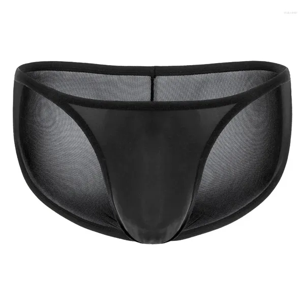 Calzoncillos sexy para hombre malla ropa interior pene bolso cueca hombre gay de hombres semi-transparentes resúmenes calzoncillos hombre pantanos pantalones cortos