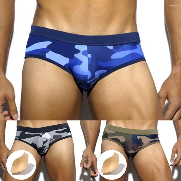 Sous les calendriers sexy sous-vêtements Men Briefs Big Pouch-top Jockstrap gay Swimwear Mas