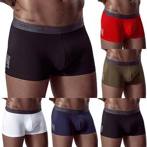 Onderbroek Sexy Ondergoed Voor Mannen Franse Effen Katoen Homo Heren Boxers Ademende Slips Zachte Oversize Slipje Cueca