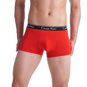 Ropa interior Sexy para hombre, calzoncillos bóxer, pantalones cortos de algodón, bolsa transpirable sólida para hombre, Bikini suave de alta calidad Cueca para hombre y niño