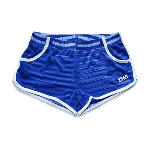 Sous-vêtements Sexy Underwear Men Boxers Shorts Calzoncillos Stripe Transparent Ropa Interior Hombre Home Shorts Séchon Lingerie sèche Cuecas