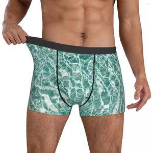 Sous-vêtements sous-vêtements d'eau peu profonde ondulations imprimer des shorts personnalisés drôles slips 3D pochette boxershorts de grande taille pour hommes