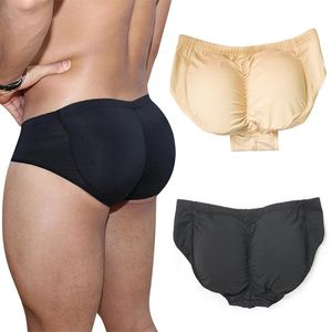 Sous-pants Shapewear Men Shapers Body Shapers Builder Builder Fake Ass Black Black Pantes Underwear Elastic Male Plus Taille S6XL