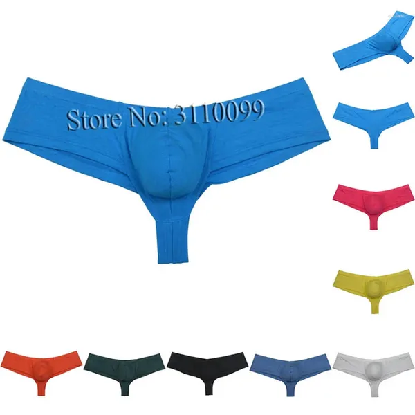 Sous-vêtements Skimpy Hommes Brésil Bikini 1/2 Couverture Retour Boxers Hipster Shorts Sous-vêtements