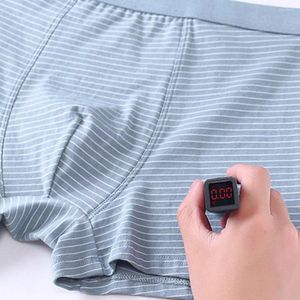 Onderbroek slanke fit ondergoed gestreepte print heren met elastische tailleband u-convex ontwerp comfortabel mid-rise voor een