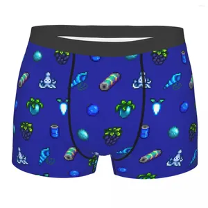 Sous-vêtements Stardew Valley Cartoon Hommes Sous-vêtements Anime Boxer Shorts Culotte drôle doux pour homme