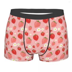 Onderbroek Aardbei Daydream Boxershorts Heren 3D-geprinte mannelijke stretch Aardbeien Patroon Ondergoed Slipje Slips