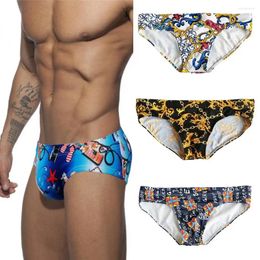 Sous-pants Men d'été Low Washing Swimming Trunks Beach Shorts Briefs Pantalons de maillots de bain sous-vêtements