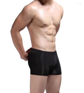 Onderbroek superdunne ijs zijden heren sexy ondergoed boksers shorts heren lage rise naadless ondergoed mannen bokser maat s m l xl