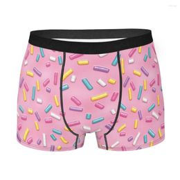 Onderbroek Zoete Roze Donut Hagelslag Homme Slipje Man Ondergoed Comfortabele Shorts Boxershorts
