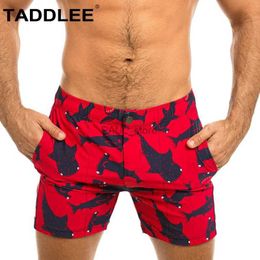 Sous-vêtements Taddlee marque Sexy hommes maillots de bain maillots de bain maillot de bain Boxer slips Surf maillots de bain Boardshorts coupe carrée natation BikiniL231218