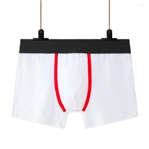 Slip adolescent respirant jeunes sous-vêtements garçons Shorts Sexy U poche convexe boxeurs pénis grande culotte Lingerie masculine