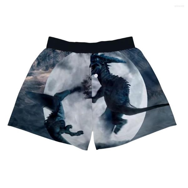 Caleçon The Bubble Movie Merch Street Style Sous-vêtement noir Polyester Homme Bouton Boxer Briefs