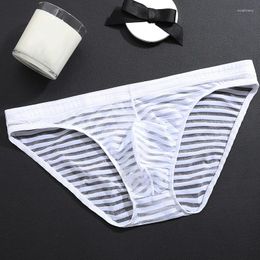 Onderbroeken Het nieuwste sexy ondergoed voor heren, volwassenen, ademend mesh, stretch, lage taille, spandex, vochtinbrengend, vochtafvoerend, 1 stuk