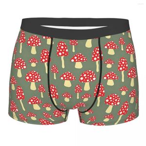 Caleçon Champignon Motif Champignon Champignons Forêt Homme Culotte Sous-Vêtements Homme Ventiler Short Boxer Slip