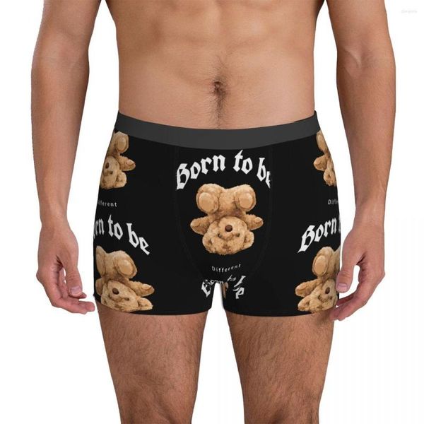 Sous-vêtements Toy Bear sous-vêtements mignons pour être différents hommes culottes imprimer Sexy Boxer Shorts haute qualité slip grande taille