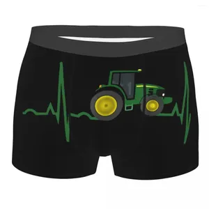 Onderbroek Tractor Heartbeat Ondergoed Heren Print Aangepaste Boxershorts Slipje Slips Ademend