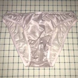 Slip Ultrathin Sexy Men's Underwear Mercerized Yarn Briefs U Convex Gay Men Pénis Porno Respirant Temptation Jockstrap 230615