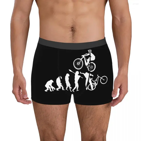 Sous-vêtements sous-vêtements VTT évolution cyclisme 7 exotique hommes Boxer slips mignon Humor graphique automne portable