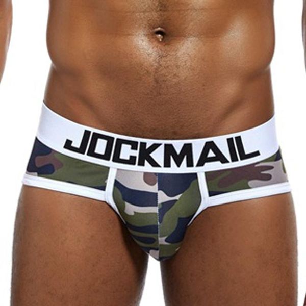 Calzoncillos Ropa interior para camuflaje gay Cintura baja Bolsa Bragas Calzoncillos de tanga para hombre Íntimos Cuecas Masculinas Lencería sexy Calzoncillos Underp