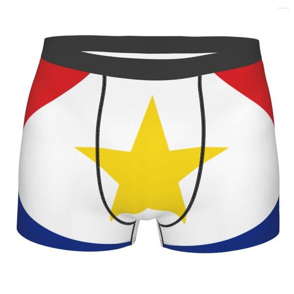 Calzoncillos Ropa interior Hombres Boxers Saba Flag Boxer Calzoncillos masculinos Boxershort Homme