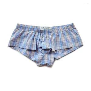 Onderbroeken Ondergoed Heren Boxershorts Home Korte Plaid Cueca Masculina Boxer Sexy Ropa Interior Hombre Para