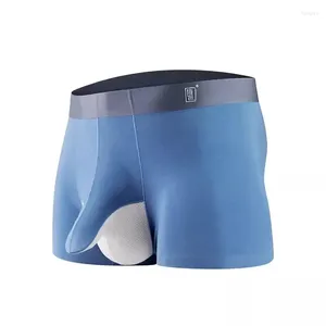 Sous-vêtements pour hommes, sous-vêtements en pur coton, compartiment de séparation du nez d'éléphant, short d'angle carré Sexy, personnalité Modal