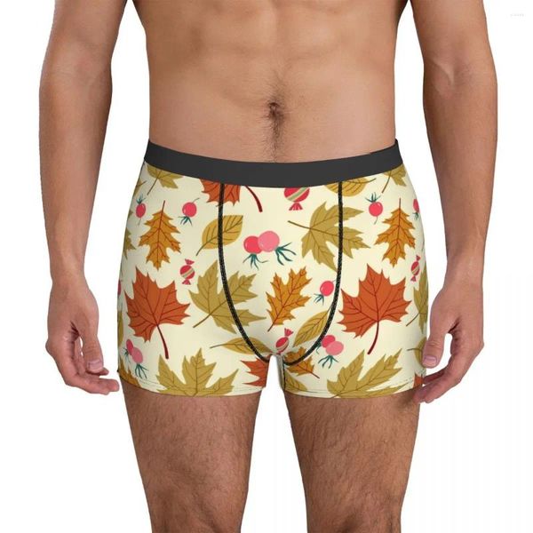 Sous-vêtements sous-vêtements motif végétal homme Boxer slip respirant short qualité grande taille culotte