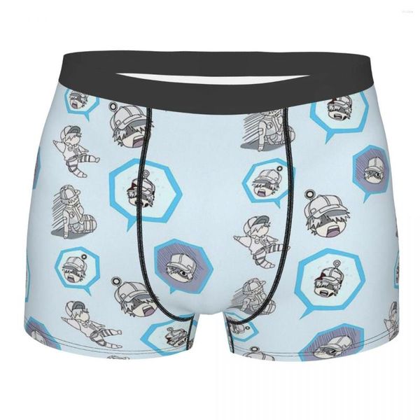 Caleçon White Blood Cell Sticker Pack Cellules Au Travail Chibi Mini Breathbale Culotte Homme Sous-Vêtements Ventiler Short Boxer Briefs