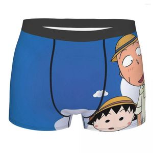 Onderbroek Met Grootvader Chibi Maruko-chan Schattig Meisje Katoenen Slipje Man Ondergoed Sexy Shorts Boxer Briefs