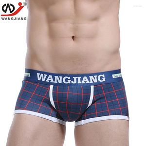 Sous-pants WJ Brand Men Underwear Cotton Boxer Shorts confortables Boîtres sexy occasionnels Boîtres SIMERS XL