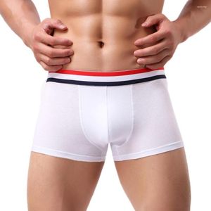 Calzoncillos para mujer, mono con cuello colgante rojo, mono ajustado, Ropa Interior Sexy para hombre, pantalones cortos, Boxers para hombre, calzoncillos suaves, Ropa Interior