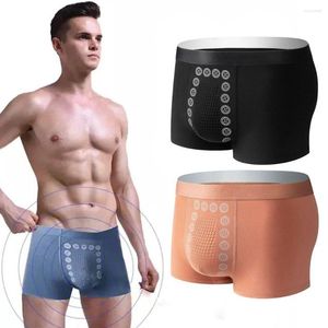 Onderbroek XL Ice Silk Boxer Briefs Energy Field Therapy Men's Underwear Magnetic Energy