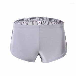 Sous-vêtements Jeunes U Convex Pouch Sous-vêtements pour hommes Mode Boxer Shorts Gays Sexy Bas respirants Culottes de nuit Aro Pantalon confortable