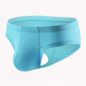 Calzoncillos YUTATA Boxers pequeños para hombres Modal Transpirable Calzoncillos simples Bolsa grande Jockstrap Estudiante Versión coreana