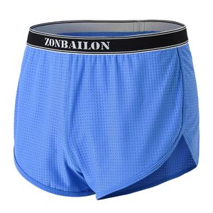 Onderbroek Zonbailon heren bokser ondergoed sexyfull dekking heup met lage stijging korte briefs stammen stijl split