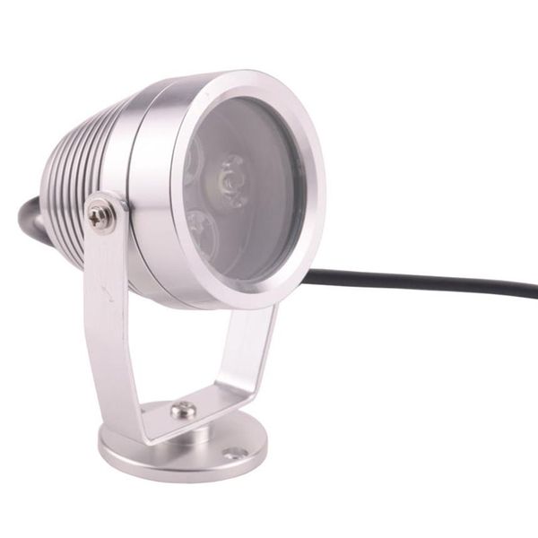 Lámpara LED subacuática para luces de estanque Iluminación IP68 Impermeable Blanco cálido Blanco frío 3W DC 12V AC 220V 110V313H